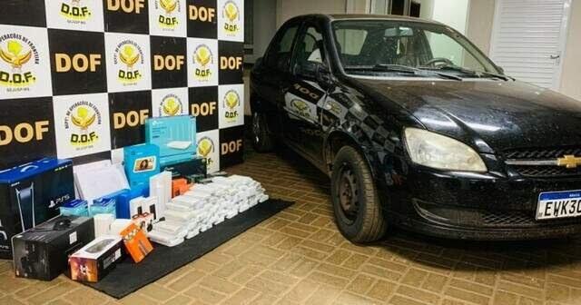Homem é preso com mais de R$ 230 mil em contrabando na BR-376