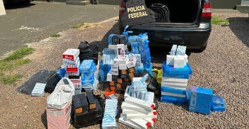 Homem é preso em flagrante com grande quantidade de eletrônicos