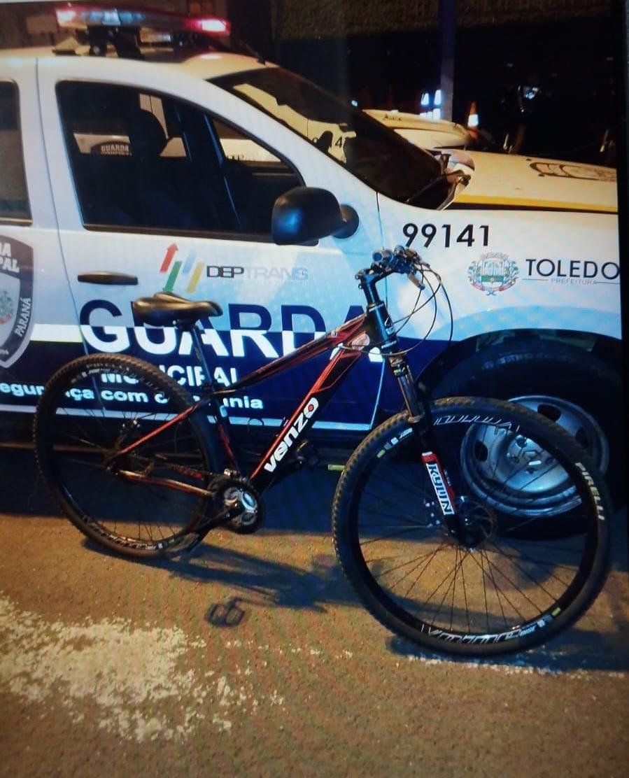 Guarda municipal localiza bicicleta furtada em Toledo