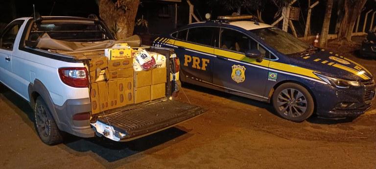 PRF apreende uma tonelada de queijo no Paraná
