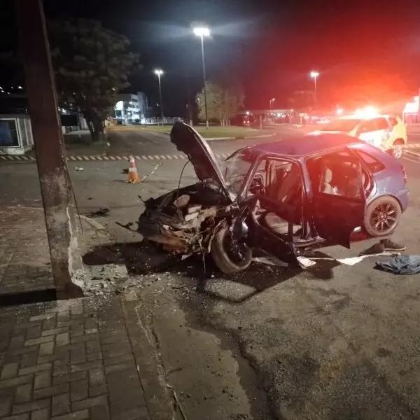 Uma pessoa morre e três ficam feridas em acidente no sudoeste do PR