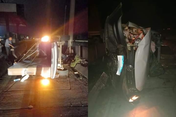 Acidente em pedágio desativado da BR-277 deixa idosa ferida
