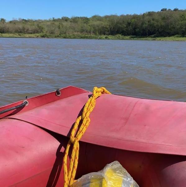 Homem desaparece no Rio Paraná em Guaíra; Bombeiros e Marinha fazem buscas