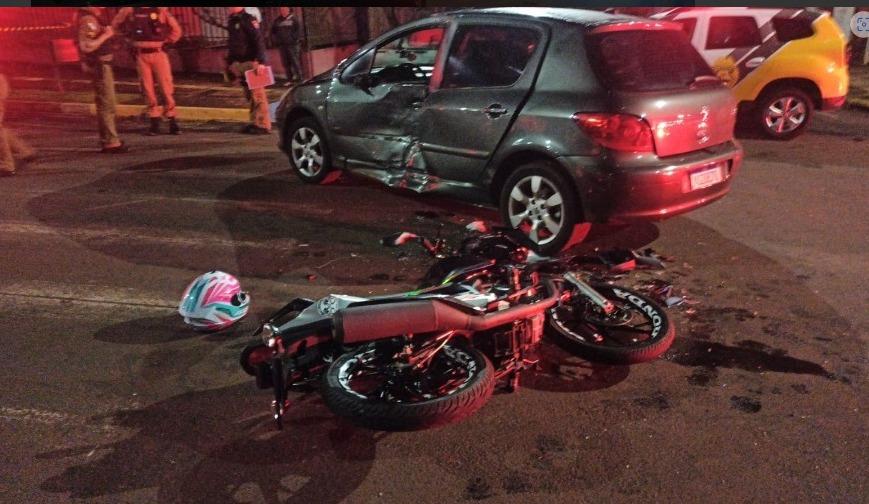 Jovem morre em acidente entre moto e carro em Toledo