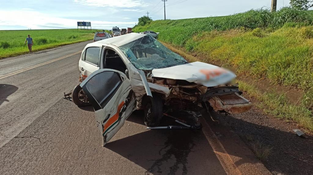 Acidente entre seis veículos deixa um morto na PR 182 entre Toledo e Maripá