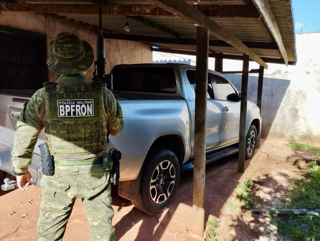 BPFRON recupera caminhonete furtada em Terra Roxa - PR