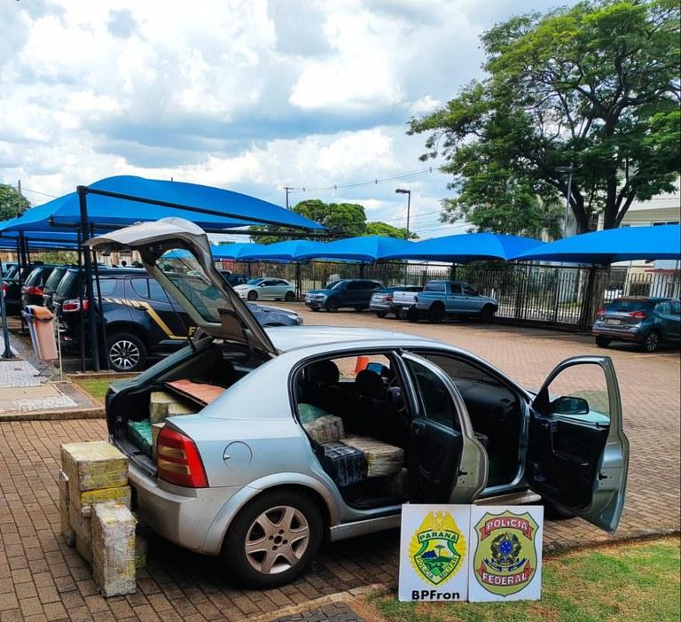 PF e BPFron apreendem meia tonelada de drogas no PR