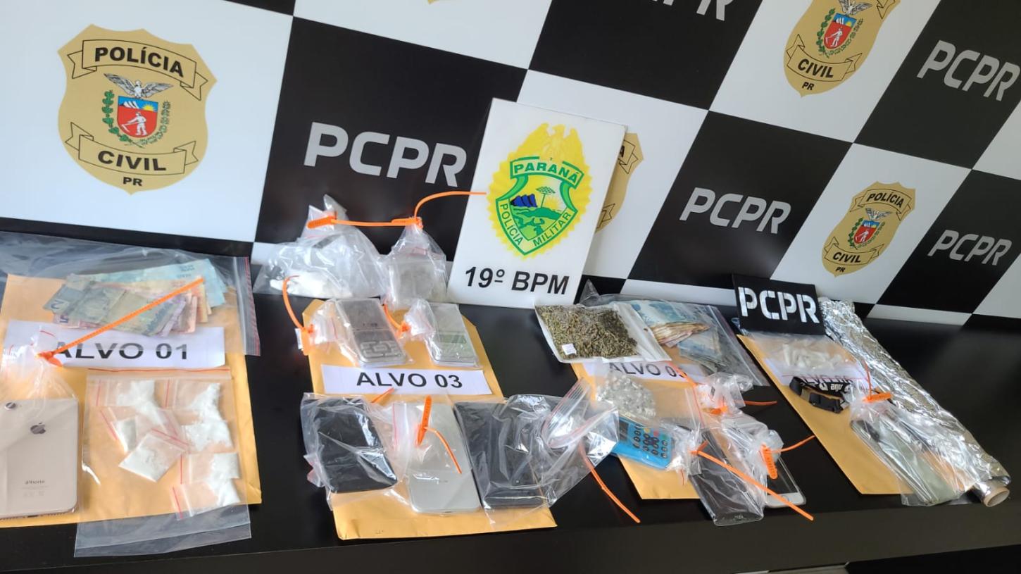 Polícia Civil de Toledo deflagra ‘Operação Nakama’ contra o tráfico de drogas
