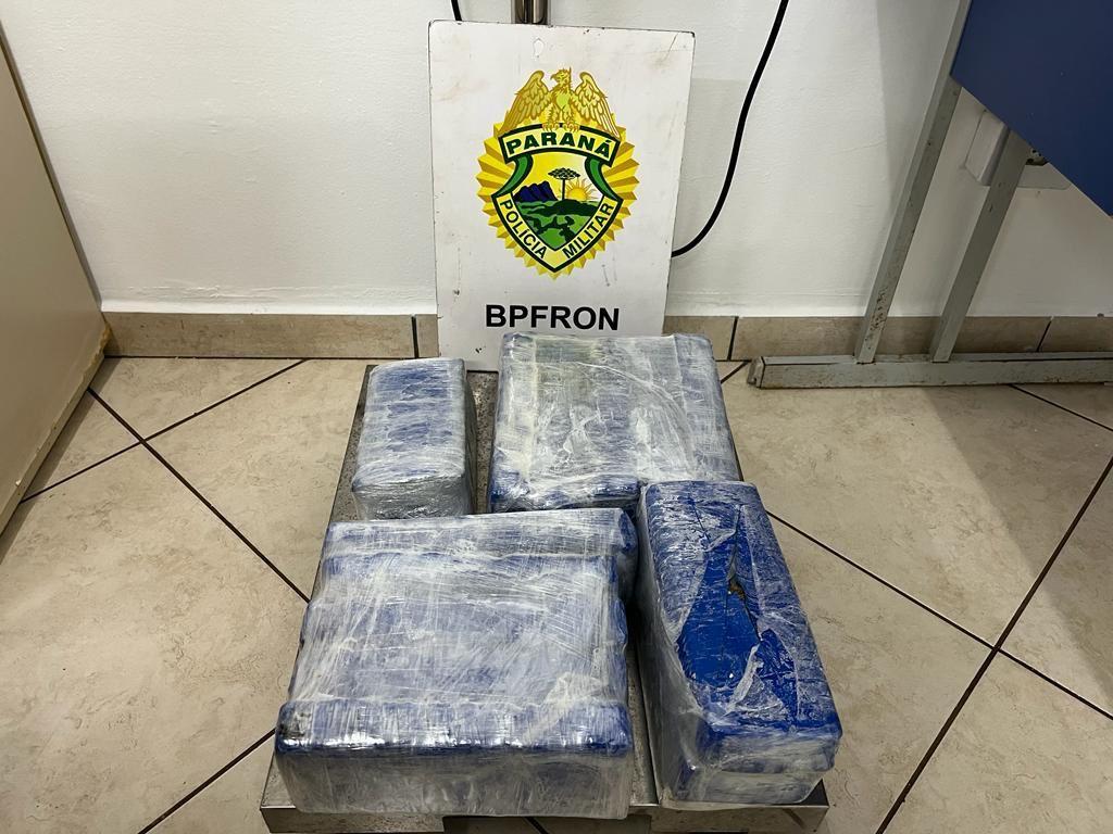 BPFRON aprende drogas em Foz do Iguaçu-PR