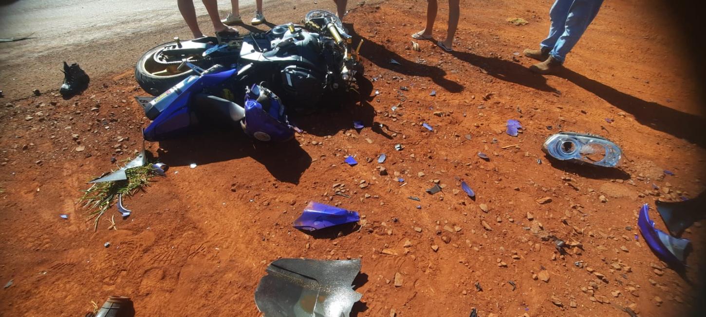 Motociclista fica gravemente ferido na Avenida Ministro Cirne Lima em Toledo