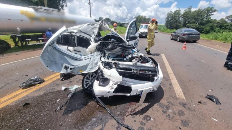 Grave acidente com vítima fatal é registrado na BR-163 entre Marechal Rondon e Mercedes