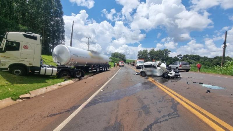 Homem morre em grave acidente na BR-163 entre Marechal e Mercedes