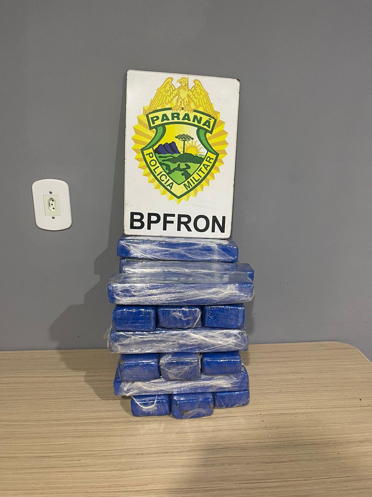 BPFRON apreende substância análoga a maconha em ônibus em São Miguel do Iguaçu-PR