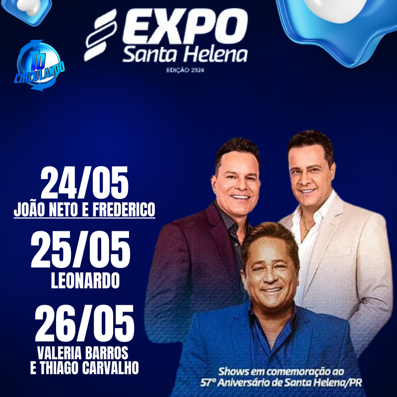 Divulgados valores de ingressos e camarotes para shows do aniversário dos 57 anos de Santa Helena