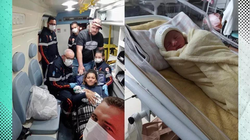 Recém-chegada apressada! Bebê nasce na ambulância a caminho do HU em Cascavel