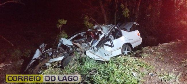 Acidente fatal na PR-317 entre Santa Helena e São José das Palmeiras mobiliza equipes de resgate