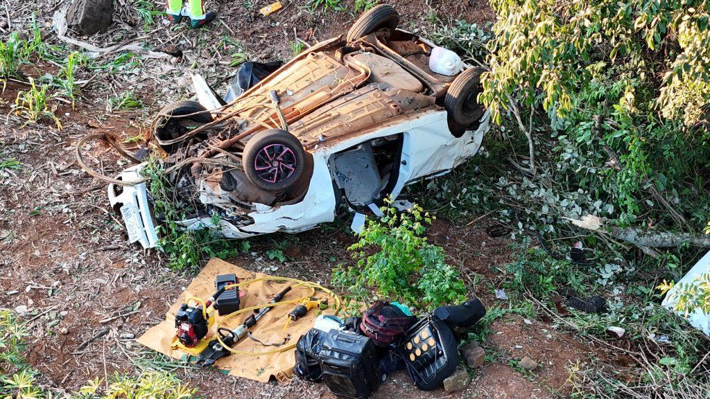 Uma pessoa morre em grave acidente na BR-277 em Guaraniaçu