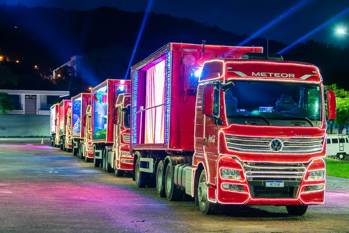 Caravana de Natal da Coca-Cola chega hoje em Toledo!
