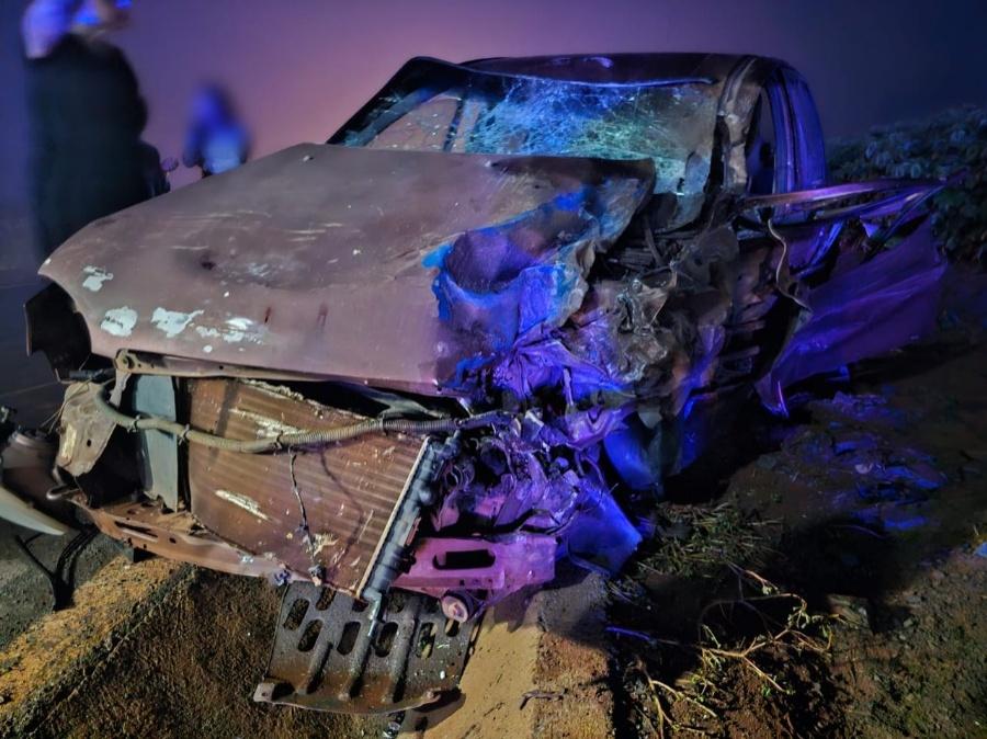 Colisão frontal é registrado no Trevo de Bragantina deixa homem morto e mulher ferida