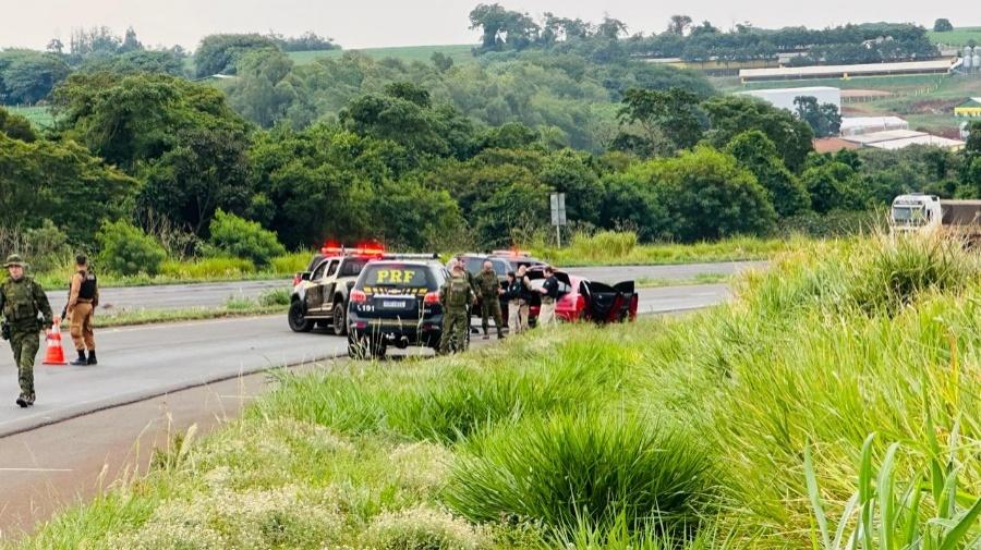 Homem é baleado em confronto com o BPFron na BR-163, entre Marechal e Toledo
