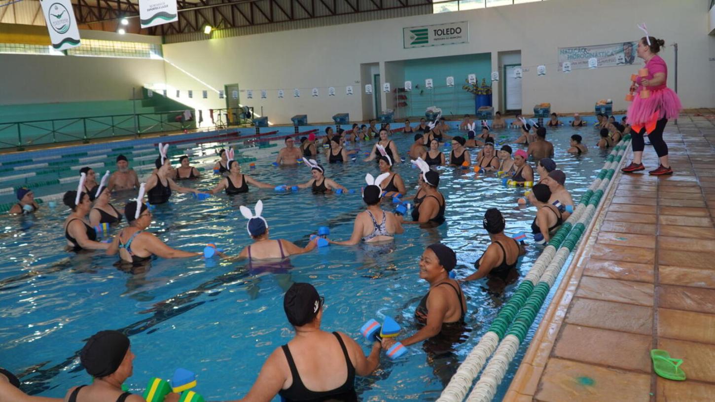“Hidro de Páscoa” movimenta turmas no Centro Olímpico Arnoldo Bohnen