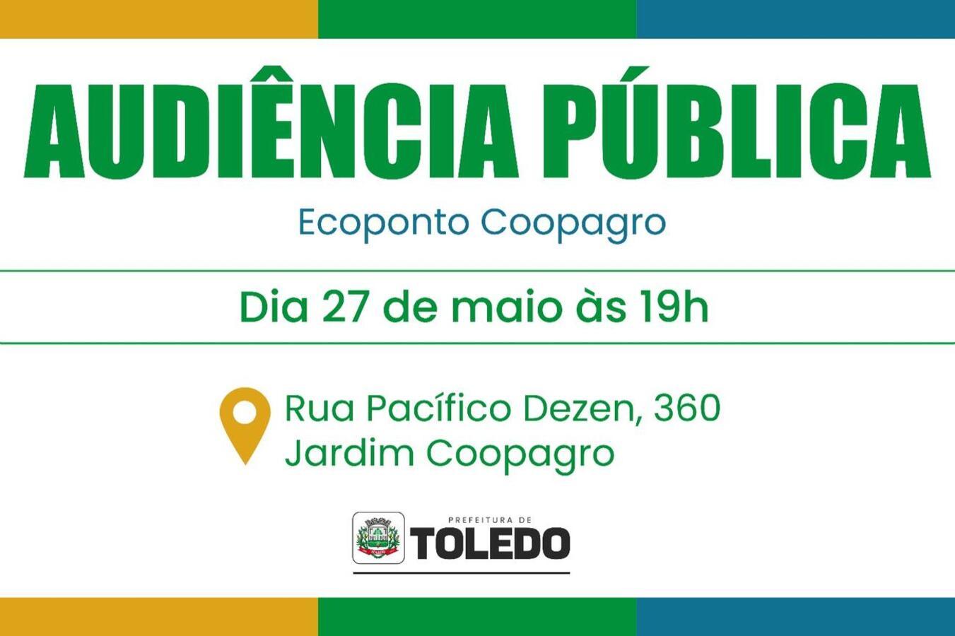 Audiência pública definirá sobre Ecoponto no Jardim Coopagro