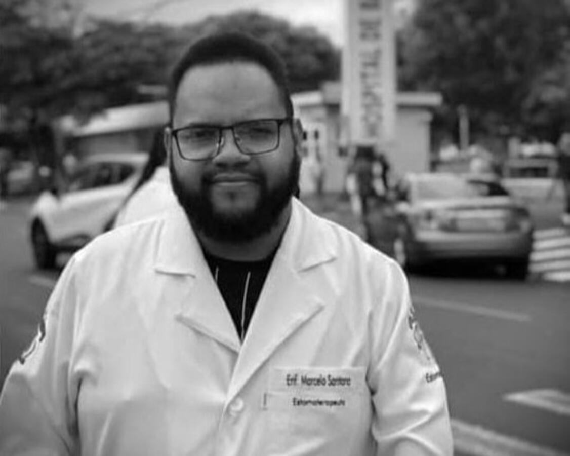 Prefeitura de Toledo comunica com pesar o falecimento de Marcelo Luís de Santana, Enfermeiro