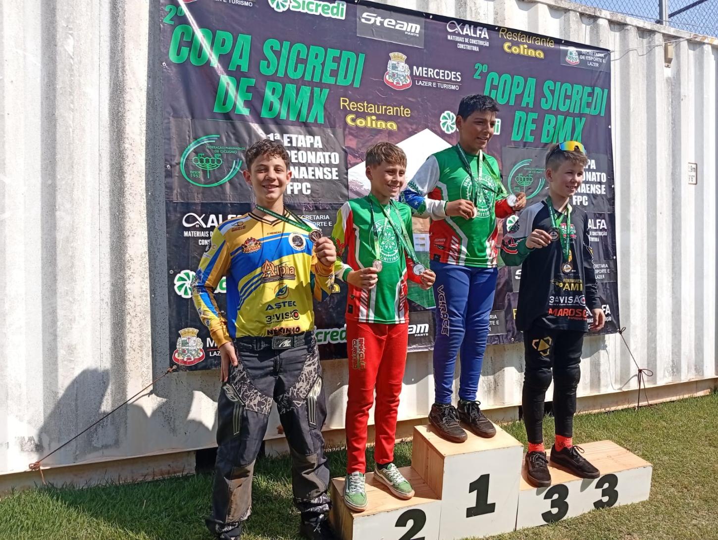 ABAST BMX CLUBE BRILHA NA 2ª COPA SICRED DE BMX EM Mercedes!
