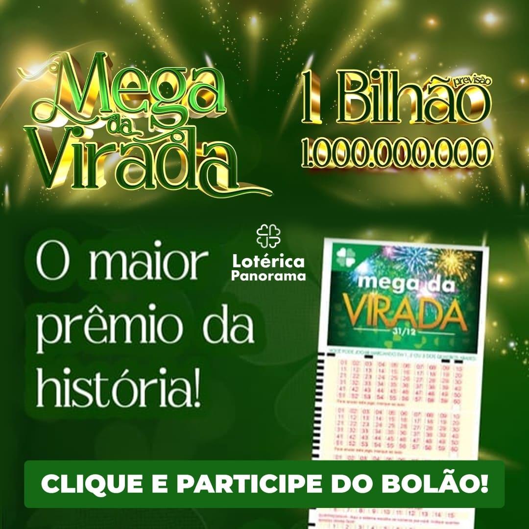 Lotérica Panorama inicia venda dos bolões da Mega da Virada com prêmio de 1 bilhão!