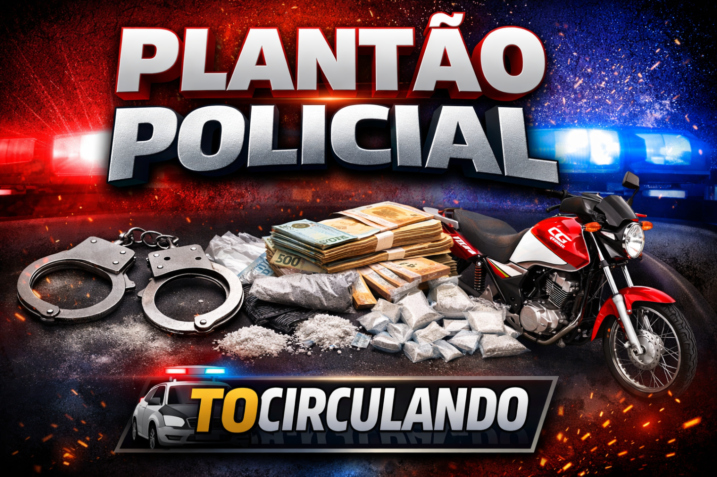 Abordagem policial resulta em apreensão de droga e encaminhamento de jovens