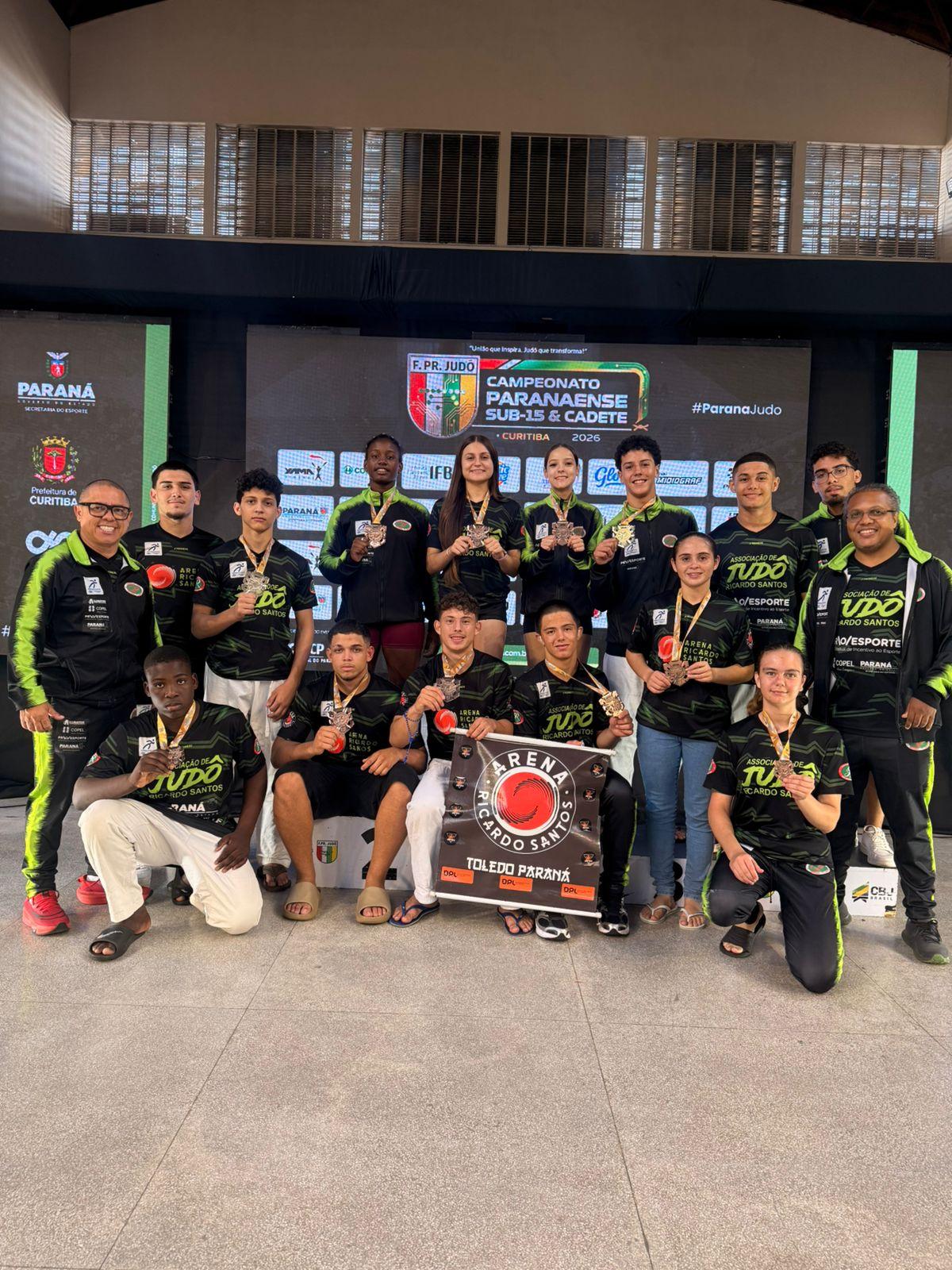 ATLETAS DA ARENA RICARDO SANTOS SE DESTACAM NO CAMPEONATO PARANAENSE SUB-15 E SUB-18