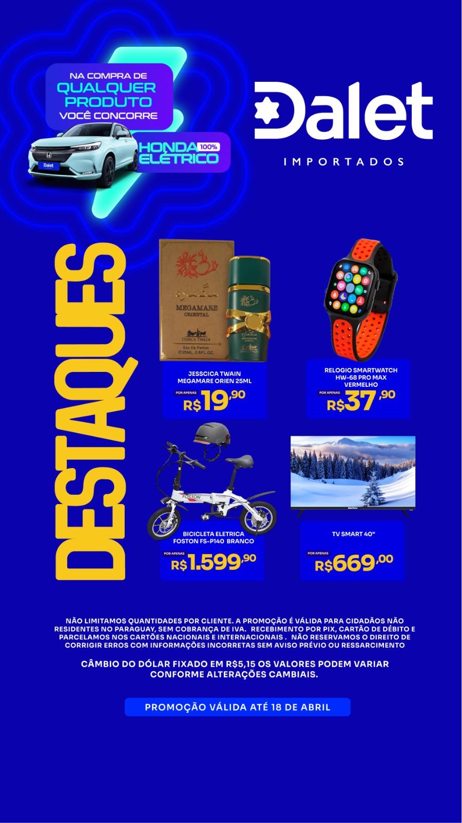 Promoções de final de semana na Dalet Importados movimentam consumidores no Paraguai