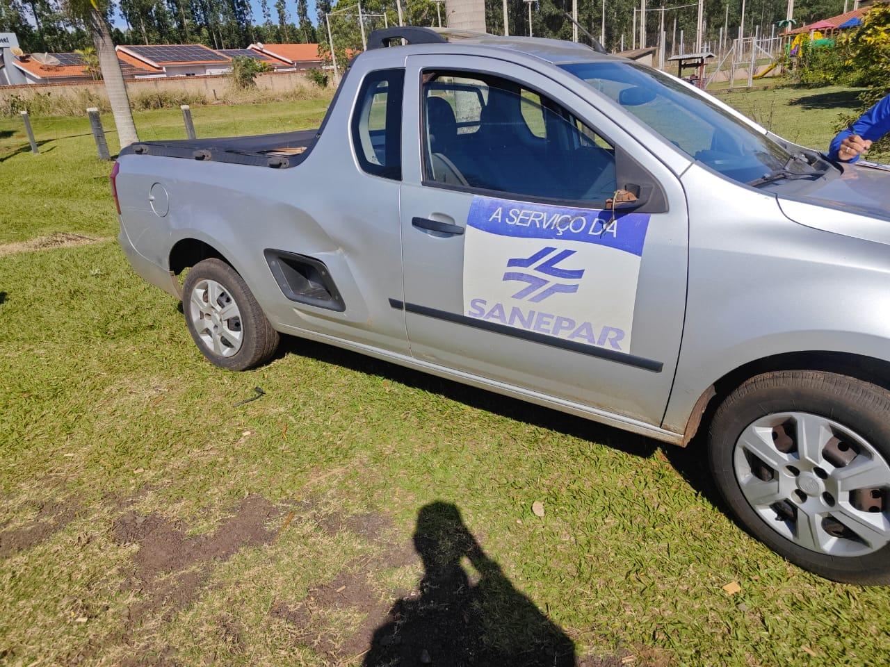 Veículo com placas de Toledo se envolve em acidente na PR-496, em Terra Roxa