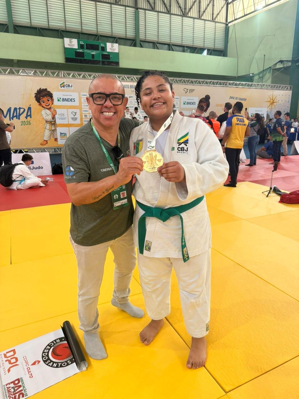 Ana Paz conquista o título de Campeã Brasileira Sub-13 de Judô e garante vaga no Pan-Americano do México