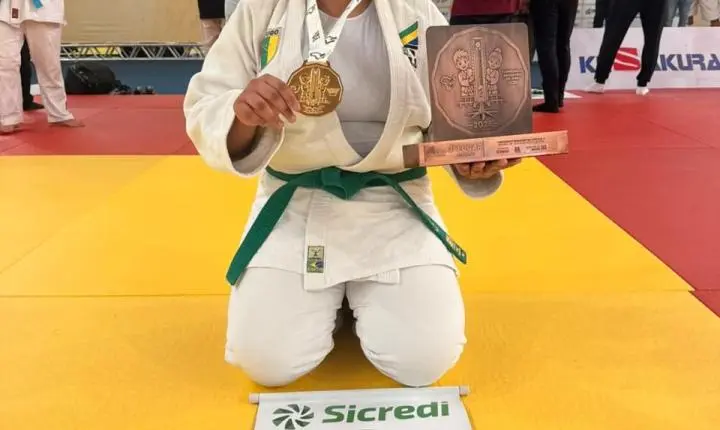 Ana Paz conquista o título de Campeã Brasileira Sub-13 de Judô e garante vaga no Pan-Americano do México