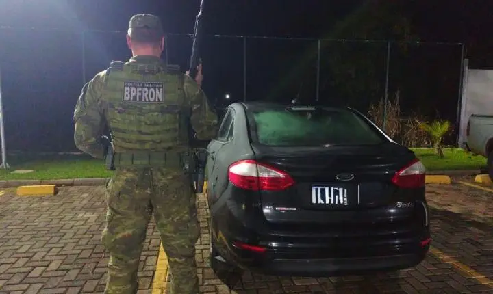 BPFRON recupera veículo roubado e prende homem por receptação em Guaíra