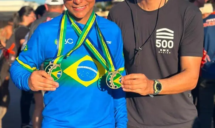 Heitor Isaque conquista dois títulos nacionais e faz história no BMX brasileiro