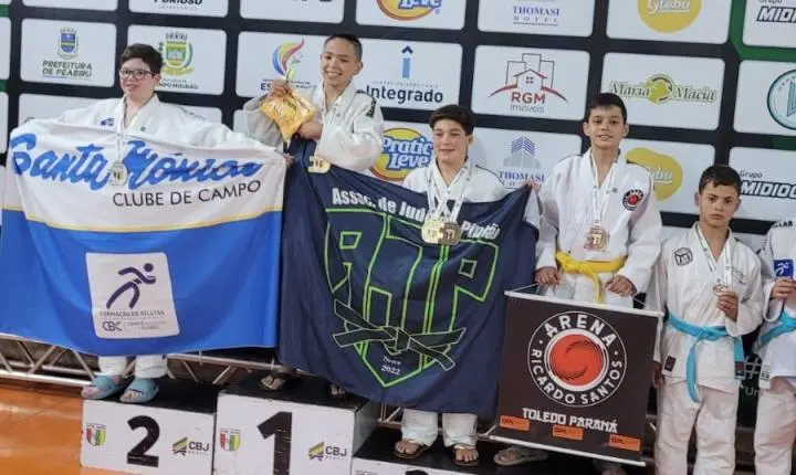 Judocas de Toledo conquistam títulos e pódios no Campeonato Paranaense em Campo Mourão