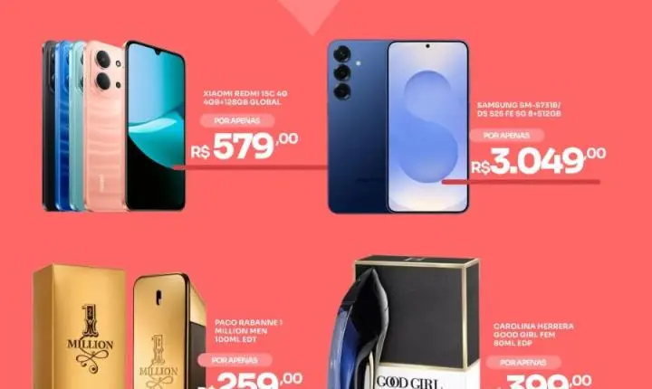 Promoções dia dos namorados na Dalet Importados em Salto Del Guairá
