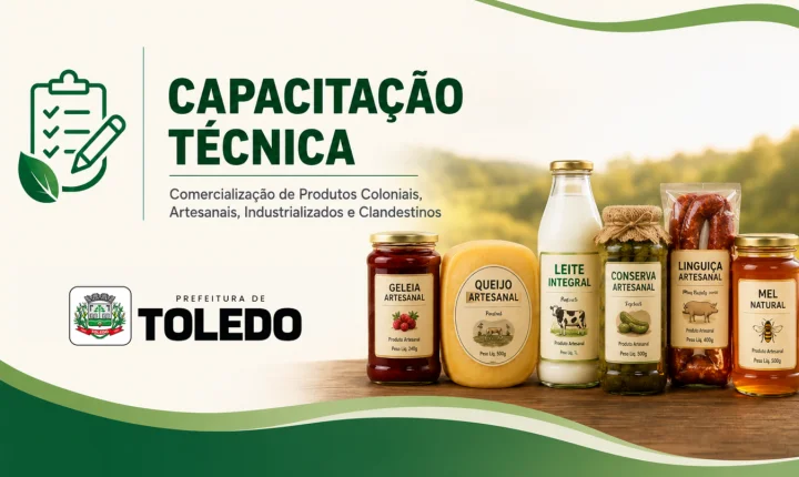 Toledo promove capacitação técnica em comercialização de produtos