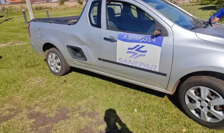Veículo com placas de Toledo se envolve em acidente na PR-496, em Terra Roxa